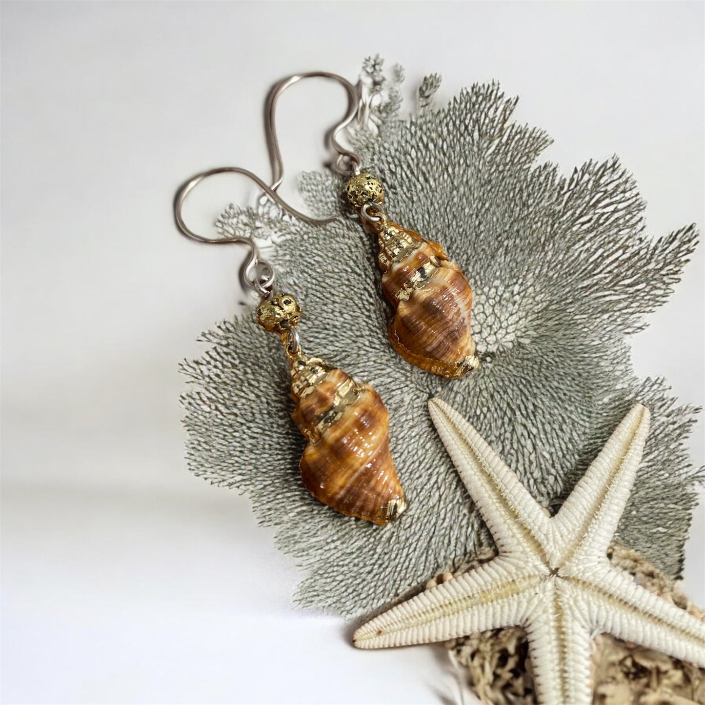 Boucles d’oreilles coquillage