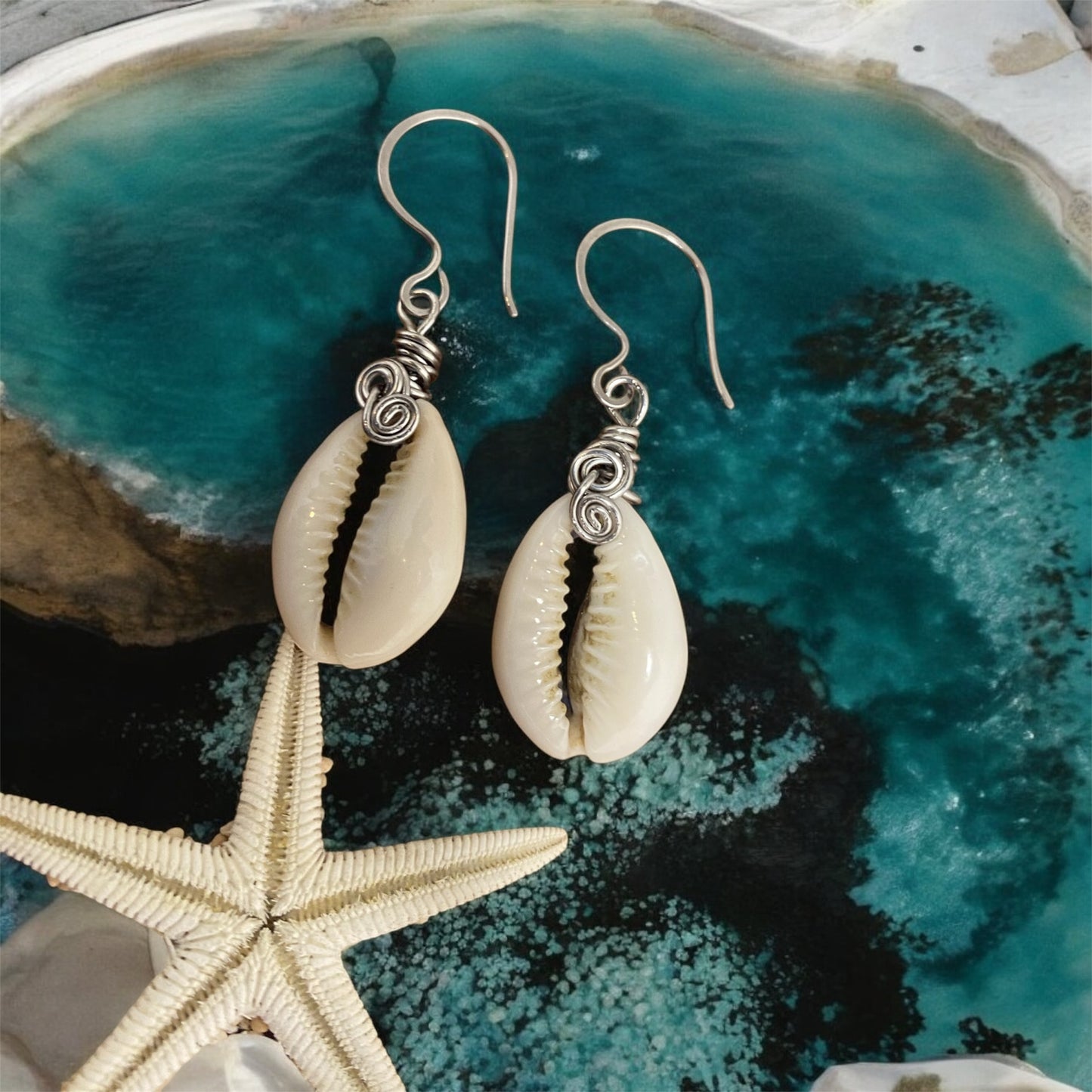 Boucles d’oreilles coquillage